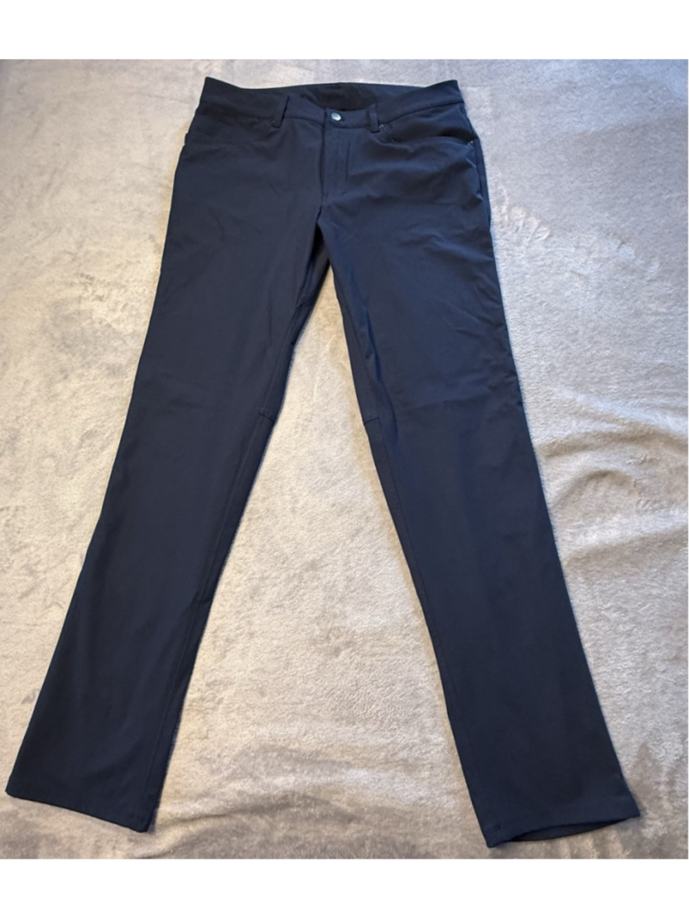 Lululemon Commission ABC Pants 32x32 Slim Fit Navy Blue Stretch